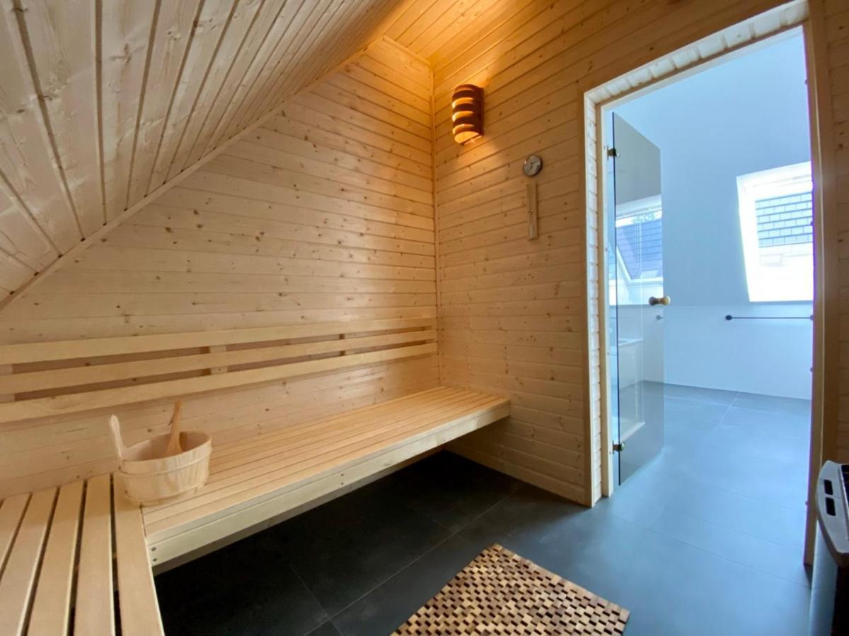 فيلا Ferienhaus Panoramadeck Am Harkebruegger See Mit Sauna Und Kamin Barssel  المظهر الخارجي الصورة